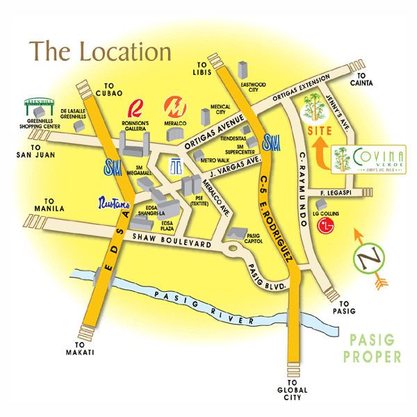 ortigas center map